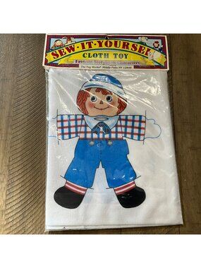 Sew It Yourself Cloth Toy Raggedy Andy Favorite Storybook Characters